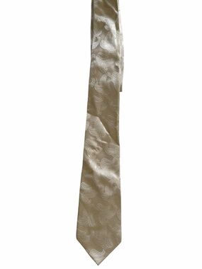 croft & barrow Ivory Paisley Jacquard Silk Tie